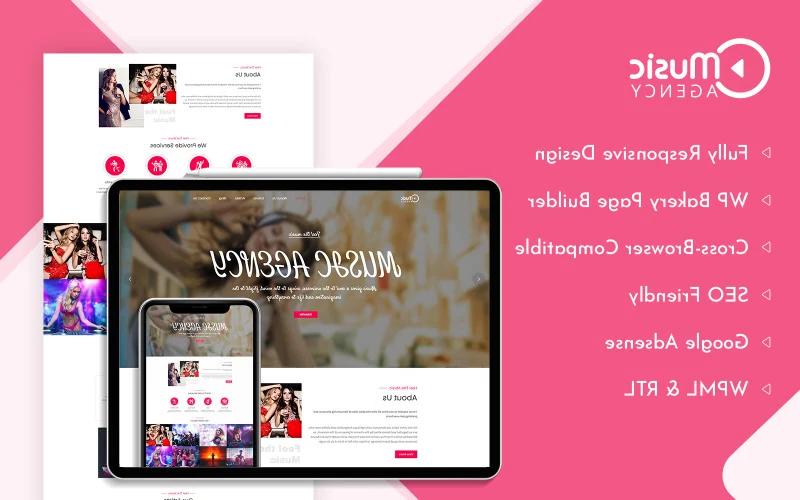 Music Agency WordPress Theme